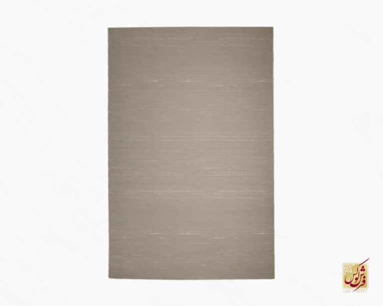 فرش مینیمال 9021 کرم نسکافه‌ای