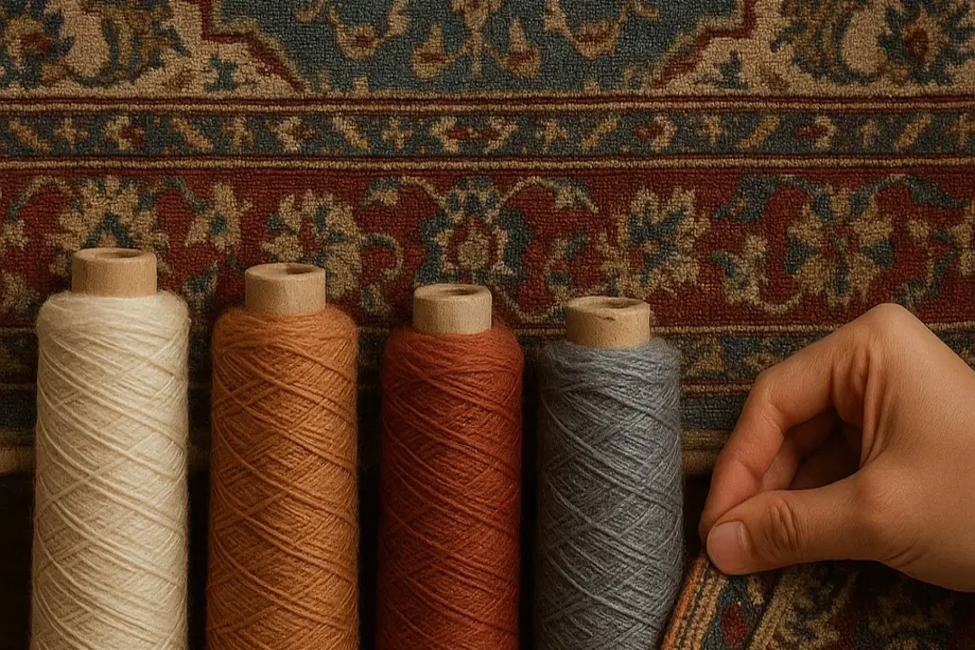 بهترین نخ فرش ماشینی کدومه؟ | آشنایی با انواع نخ خاب فرش