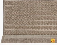فرش مینیمال 2355 کرم نسکافه ای - Image 6