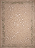 فرش وینتیج 3016 نسکافه‌ای کرم حاشیه سبز