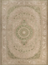 فرش وینتیج 3030 نسکافه‌ای سبز