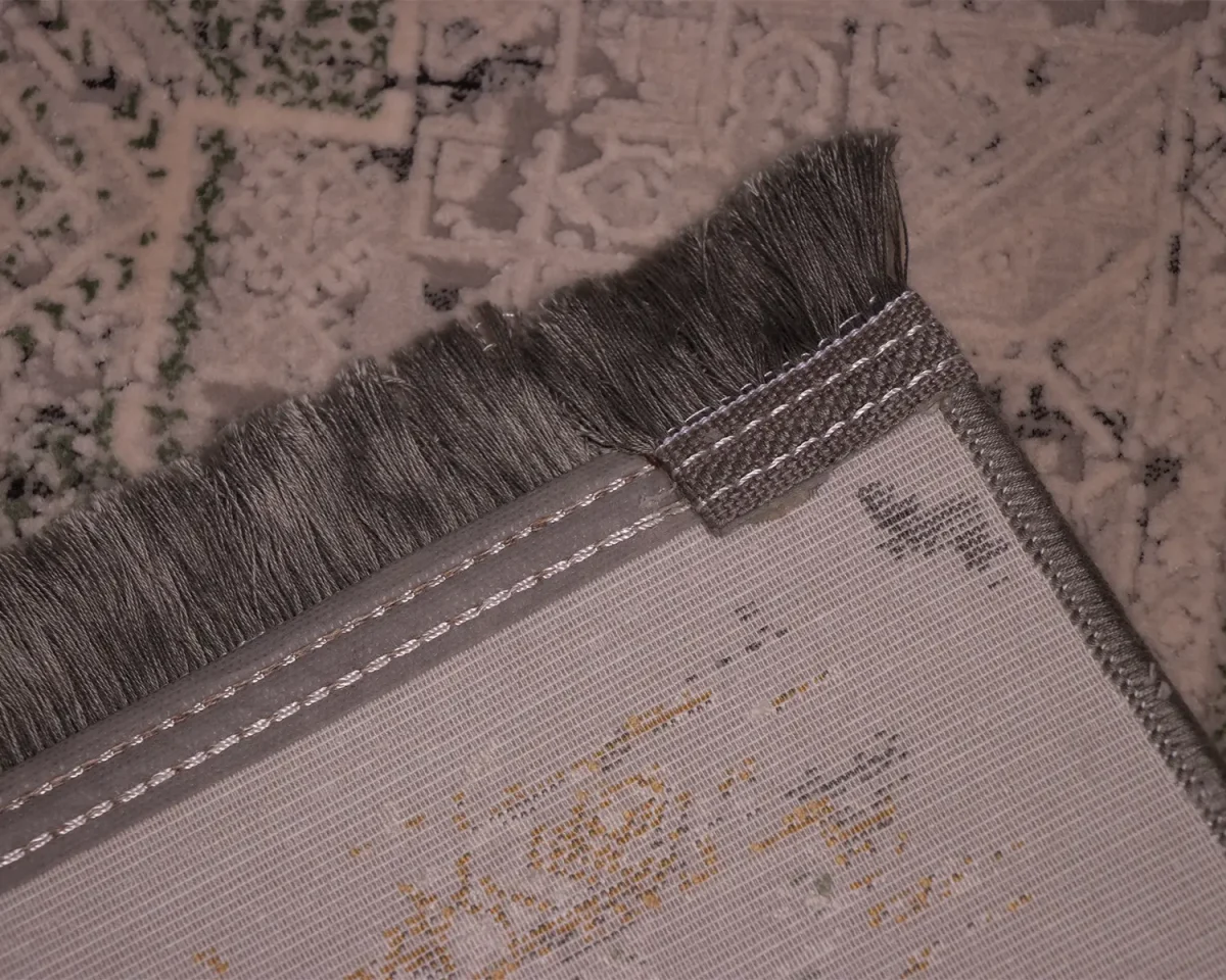 فرش وینتیج 412 نسکافه ای سبز - تصویر 11