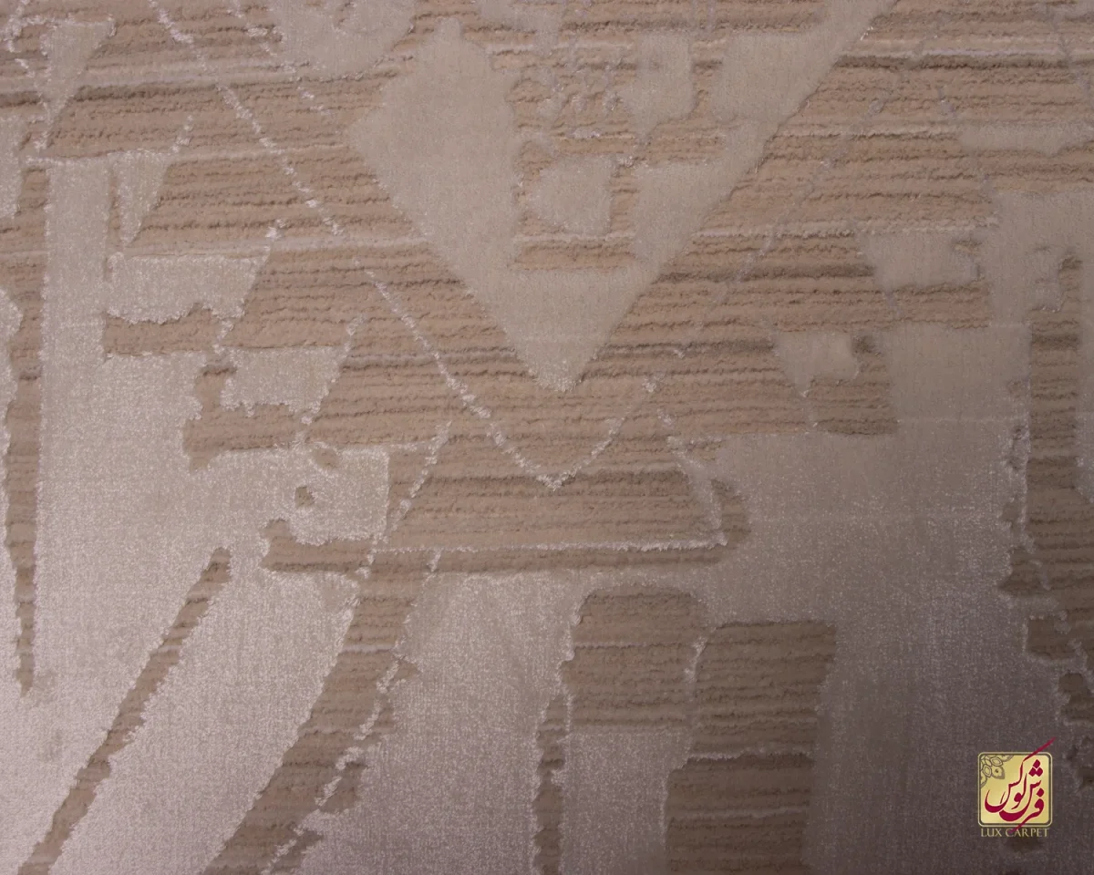 فرش وینتیج m55 کرم نسکافه‌ای - تصویر 4