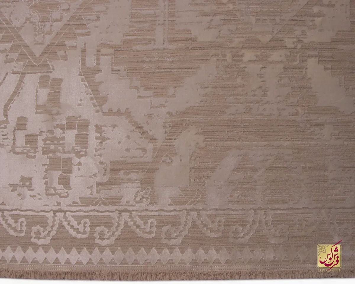 فرش وینتیج m55 کرم نسکافه‌ای - تصویر 5