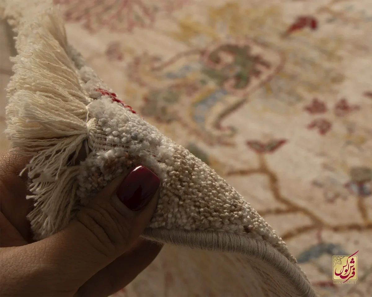 فرش وینتیج 30217 نسکافه ای لیمویی - تصویر 7