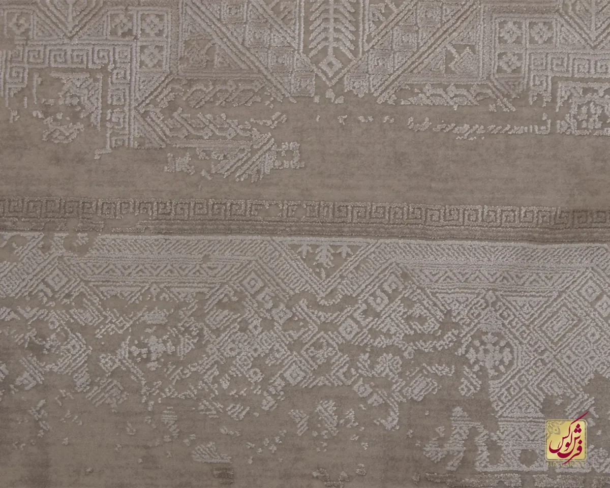 فرش وینتیج 3131 نسکافه‎‌ای کرم - تصویر 4