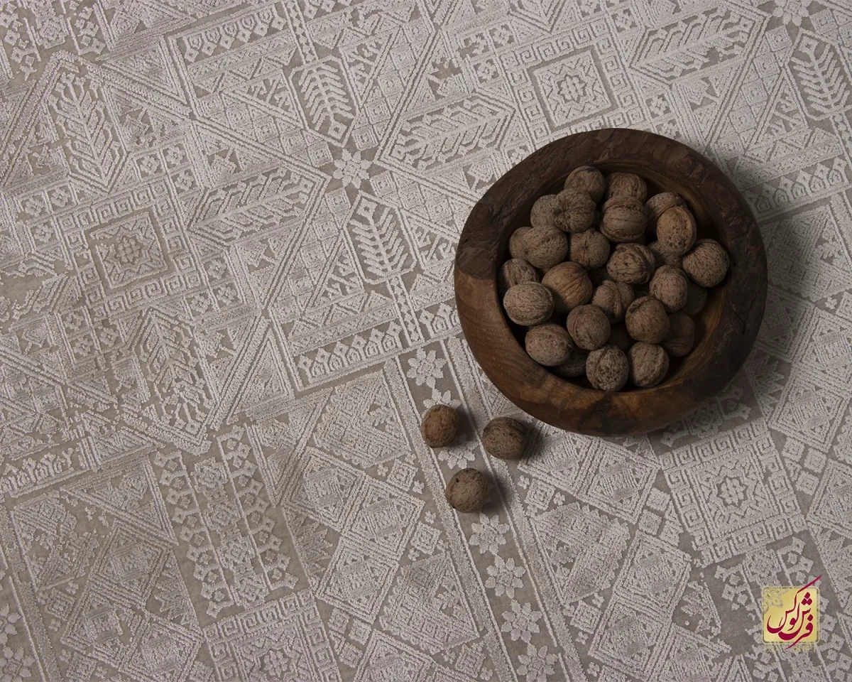 فرش وینتیج 3131 نسکافه‎‌ای کرم - تصویر 6