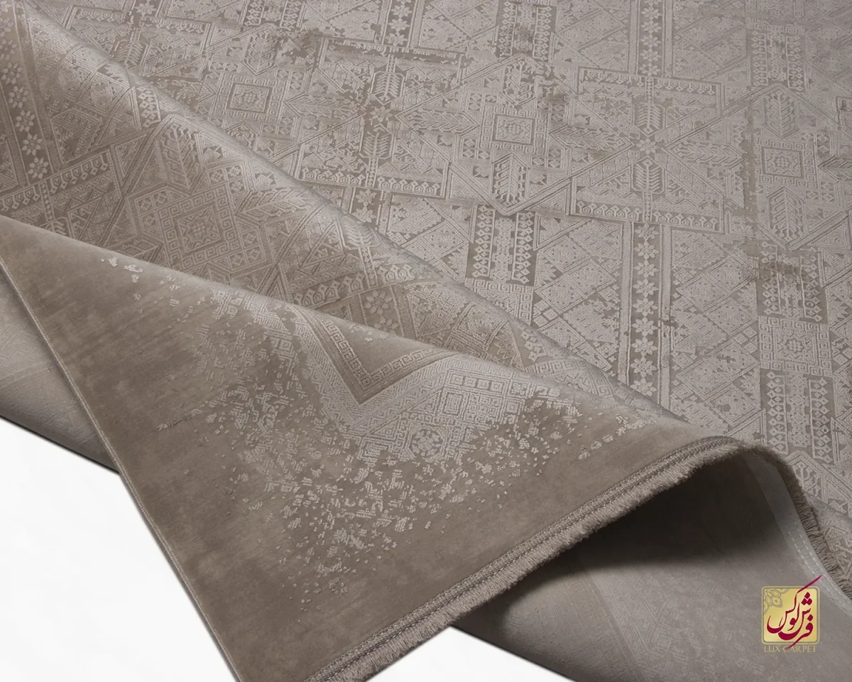 فرش وینتیج 3131 نسکافه‎‌ای کرم - تصویر 8