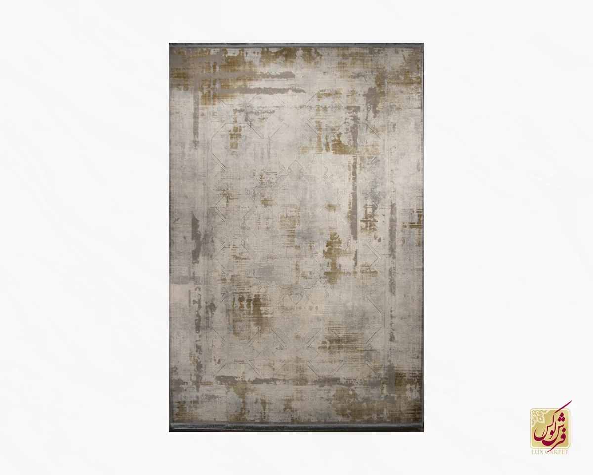 فرش وینتیج 20241 طوسی قرمز - تصویر 1