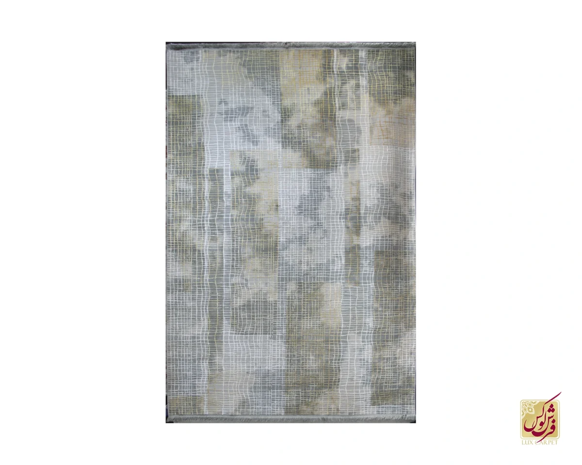 فرش وینتیج 1039 طوسی نسکافه‌ای - تصویر 1