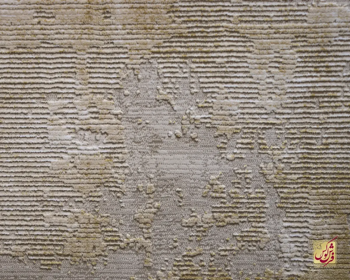 فرش وینتیج 10603 کرم نسکافه‌ای طلایی - تصویر 2