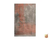 فرش وینتیج 1092 طوسی قرمز - Image 2