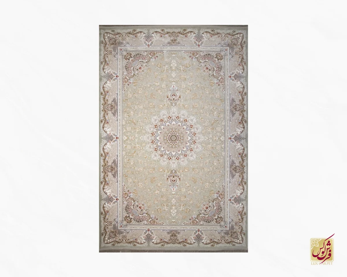 فرش کلاسیک 1507 سبز - تصویر 2