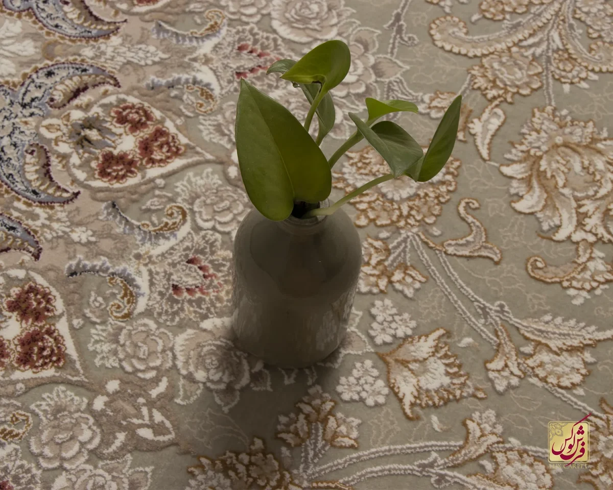 فرش کلاسیک 1507 سبز - تصویر 4