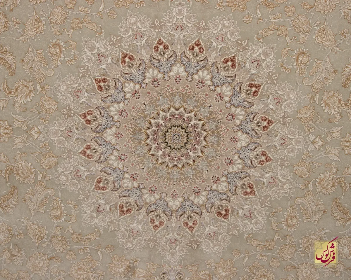 فرش کلاسیک 1507 سبز - تصویر 3