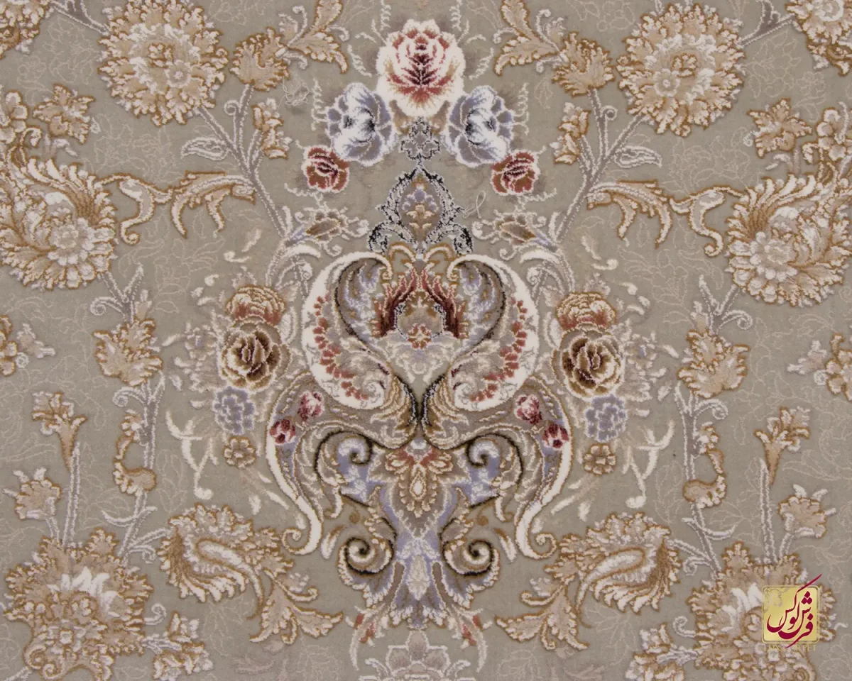 فرش کلاسیک 1507 سبز - تصویر 5