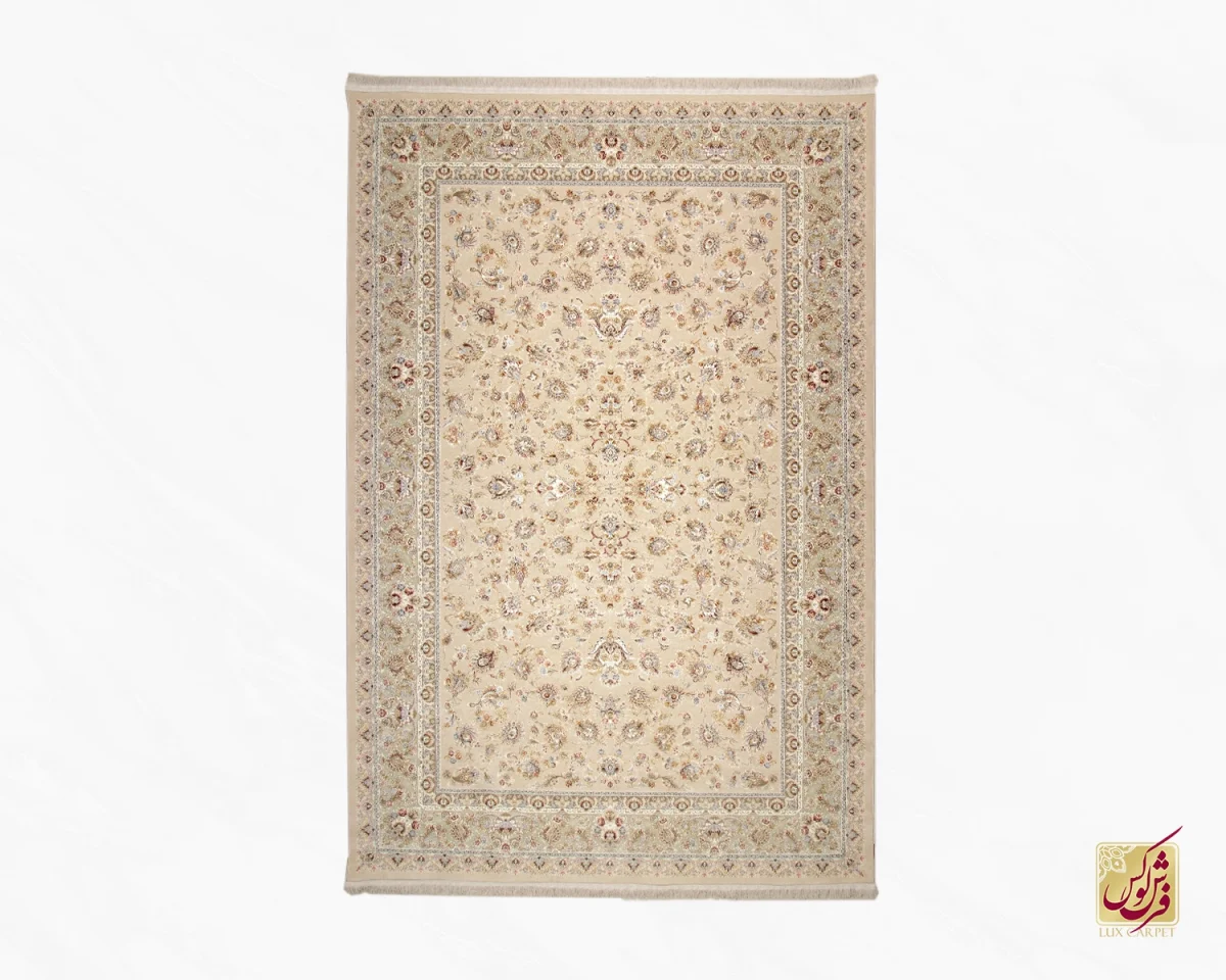 فرش کلاسیک 1508 بژ - تصویر 1