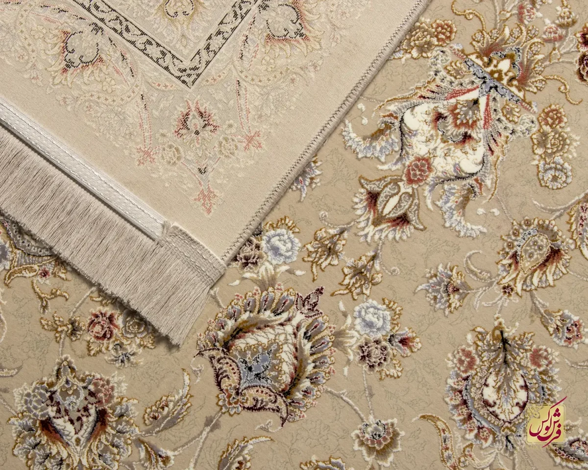 فرش کلاسیک 1508 بژ - تصویر 5