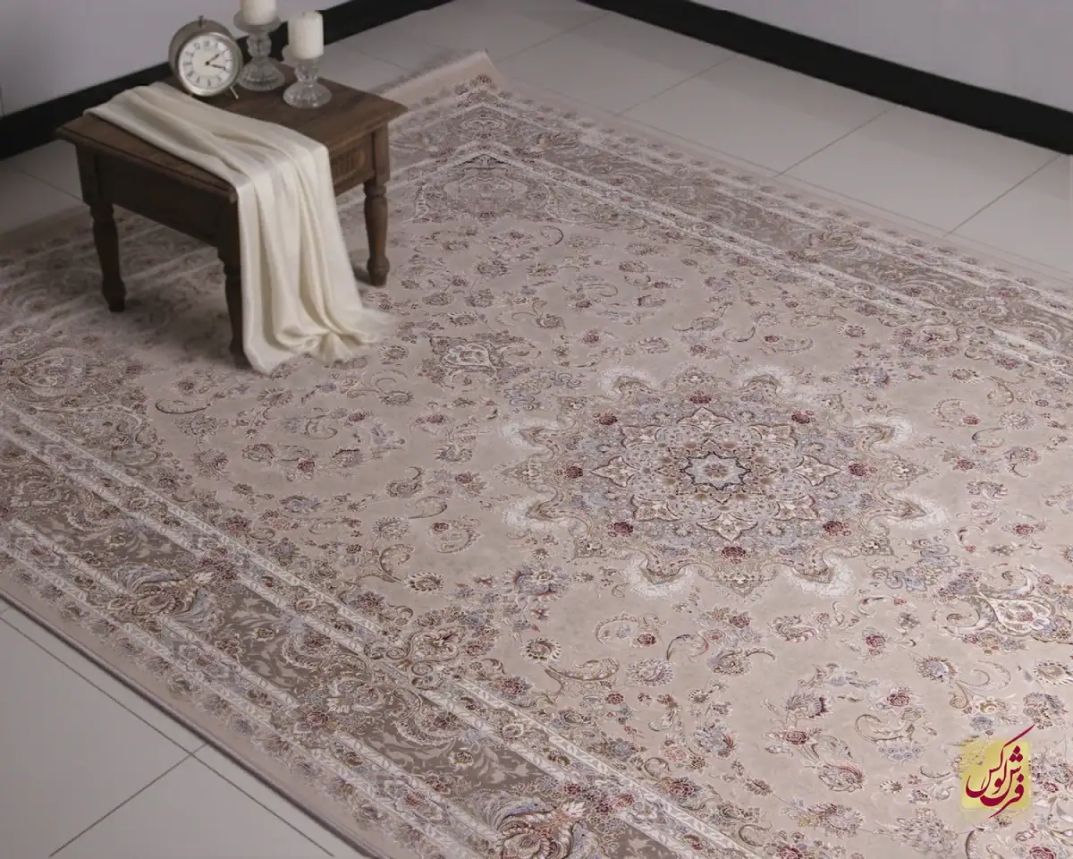 1509-bezh-10.webp فرش کلاسیک 1509 بژ - تصویر 1