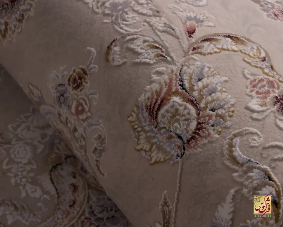 فرش کلاسیک 1509 بژ - تصویر 6
