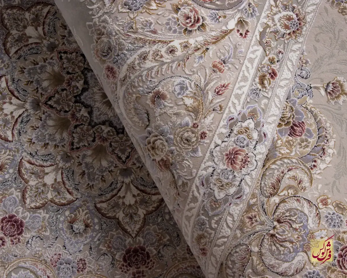 فرش کلاسیک 1509 سبز - تصویر 5