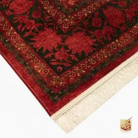 فرش ابریشم ماشینی 202733 لاکی - Image 12