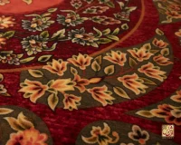 فرش ابریشم ماشینی 202733 لاکی - Image 8