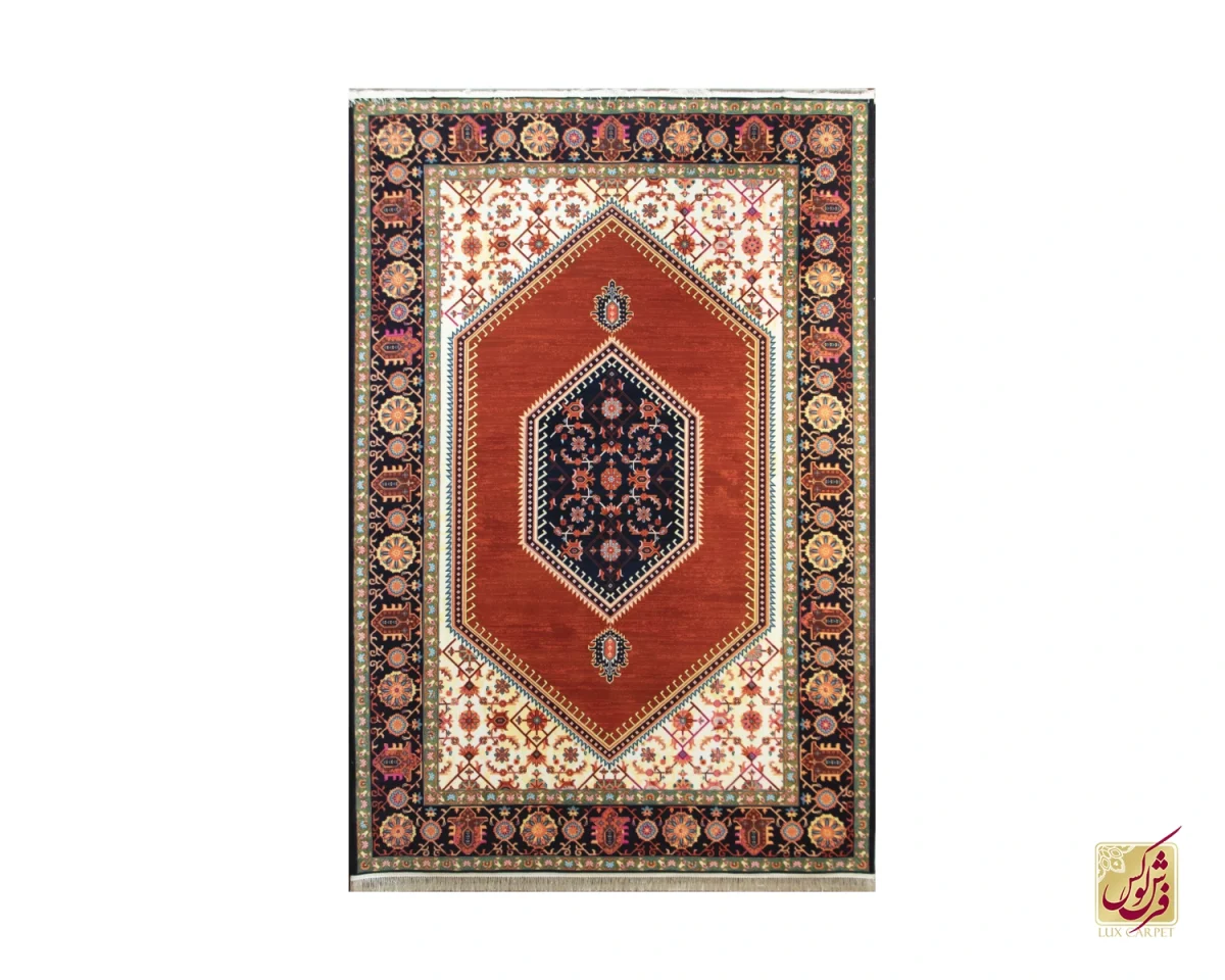 210310-1-1.webp فرش کلاسیک 210310 مشکی قرمز - تصویر 1