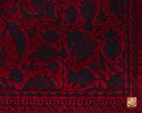 فرش وینتیج 218 لاکی سرمه‌ای - Image 3