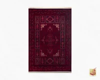 فرش وینتیج 221 لاکی سرمه‌ای - Image 2
