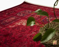 فرش وینتیج 221 لاکی سرمه‌ای - Image 6