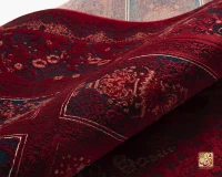 فرش وینتیج 221 لاکی سرمه‌ای - Image 9
