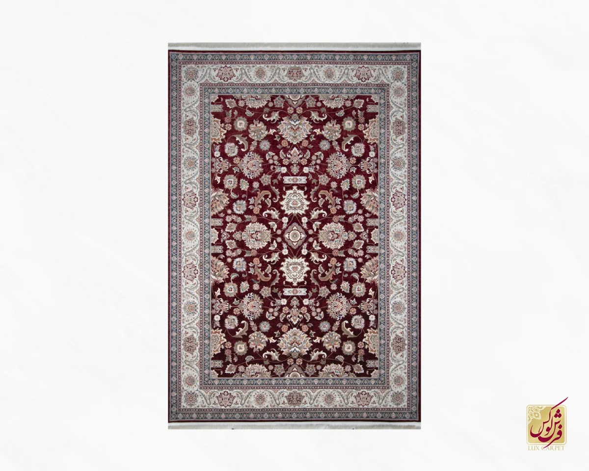 فرش وینتیج 223 لاکی کرم - تصویر 2