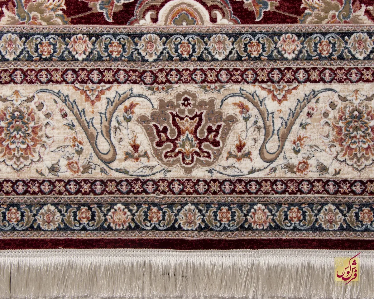 فرش وینتیج 223 لاکی کرم - تصویر 5