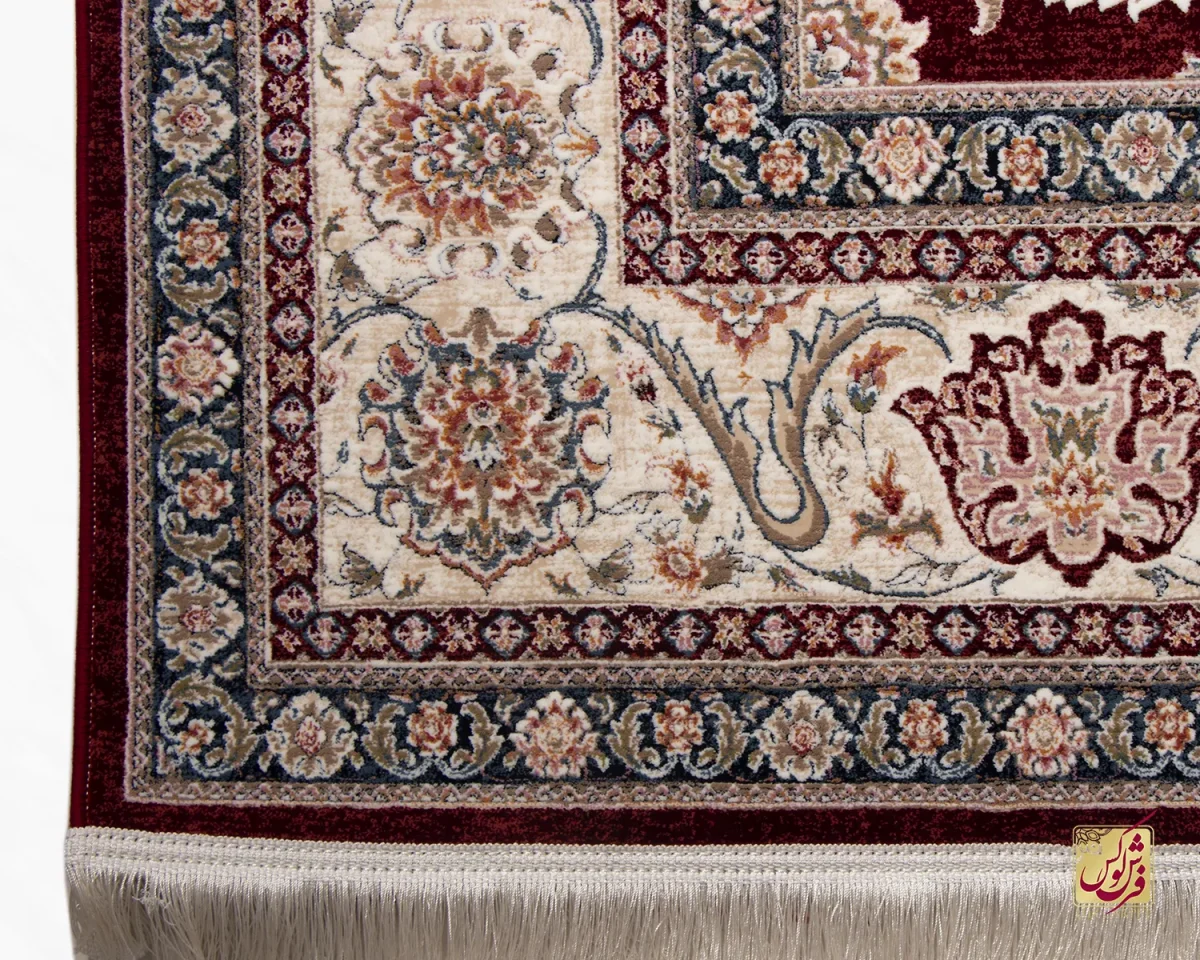 فرش وینتیج 223 لاکی کرم - تصویر 6