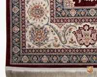 فرش وینتیج 223 لاکی کرم - Image 6