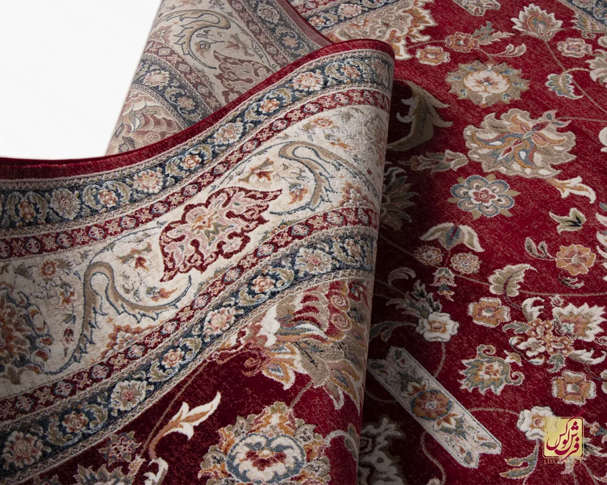 فرش وینتیج 223 لاکی کرم - تصویر 7