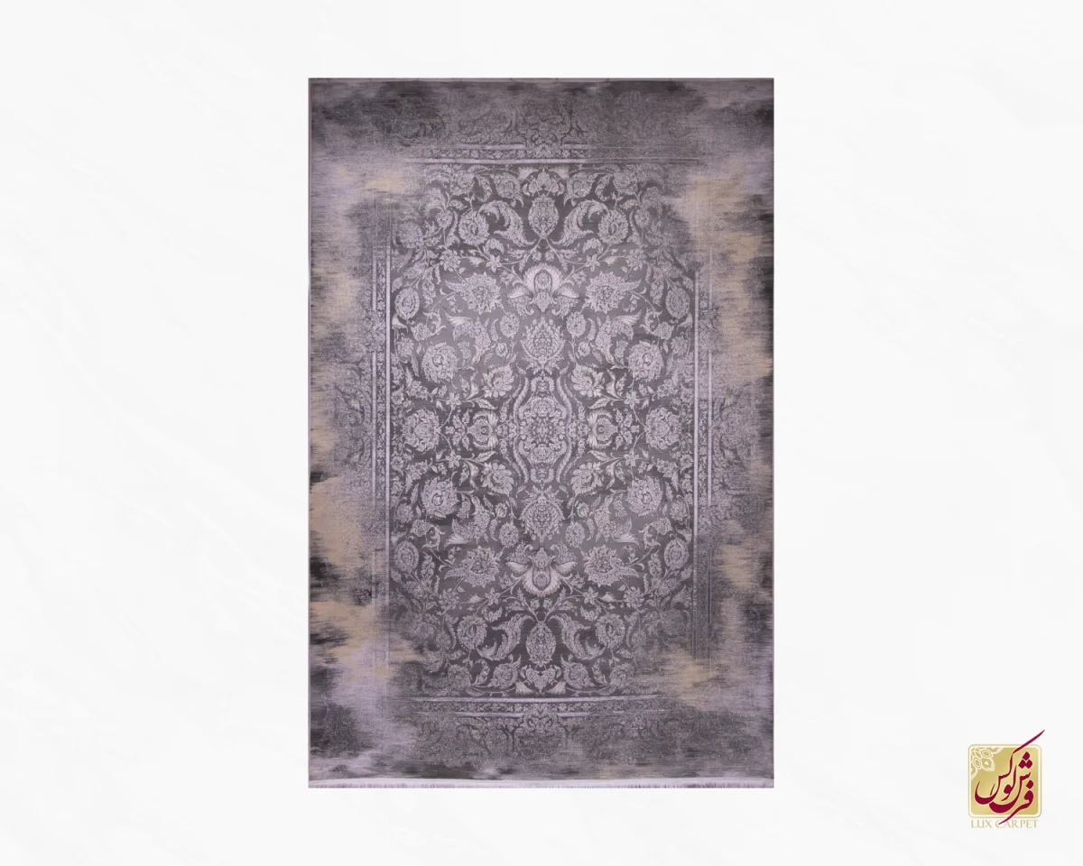 28.webp فرش وینتیج 904 نسکافه ای طوسی - تصویر 1