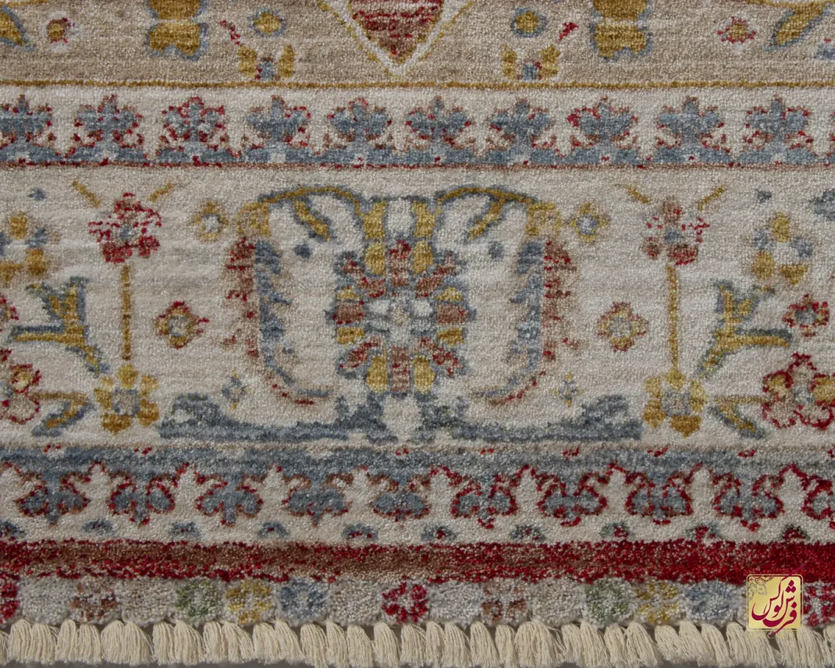 فرش وینتیج 30172  لاکی نسکافه ای - تصویر 4