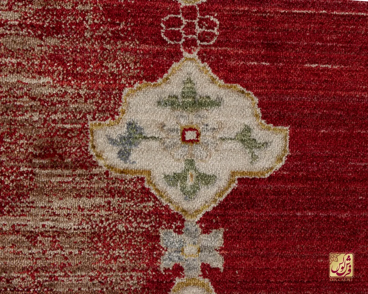 فرش وینتیج 30172  لاکی نسکافه ای - تصویر 7