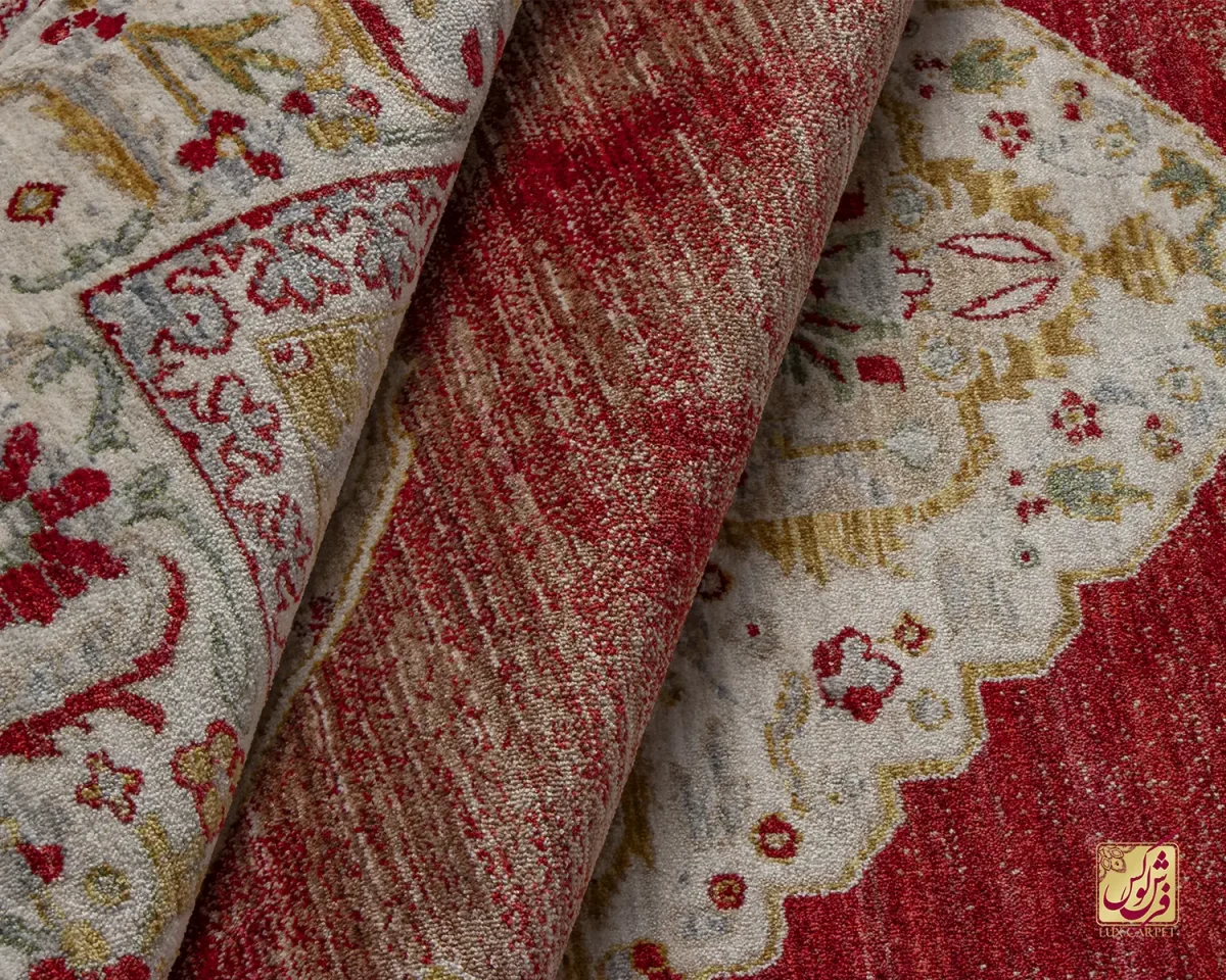 فرش وینتیج 30172  لاکی نسکافه ای - تصویر 8