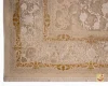 فرش وینتیج 3018 نسکافه‌ای کرم حاشیه طلایی - تصویر 5