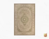 فرش وینتیج 3030 کرم سبز - Image 2