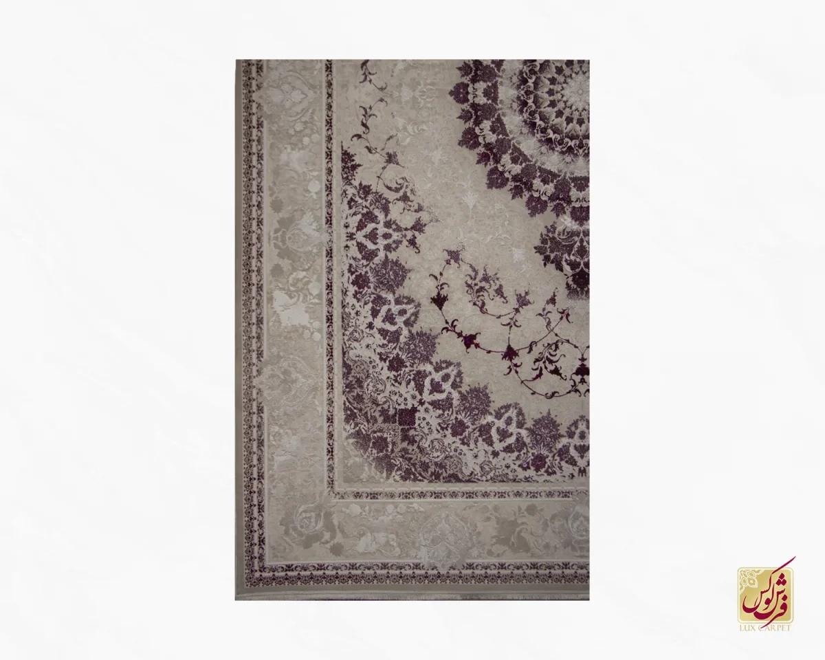 فرش وینتیج 3031 نسکافه‌ای شرابی - تصویر 3