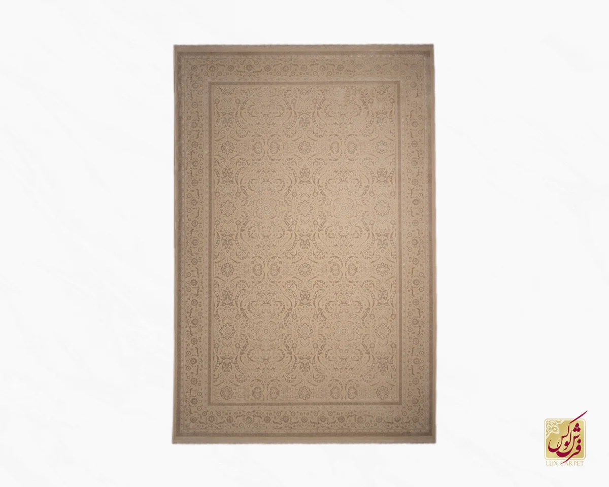 فرش وینتیج 3040 نسکافه‌ای کرم - تصویر 2