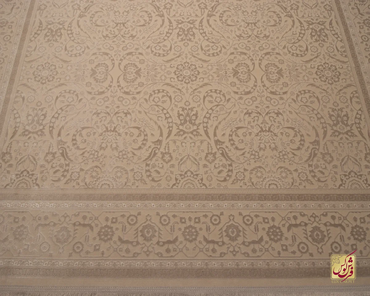 فرش وینتیج 3040 نسکافه‌ای کرم - تصویر 5