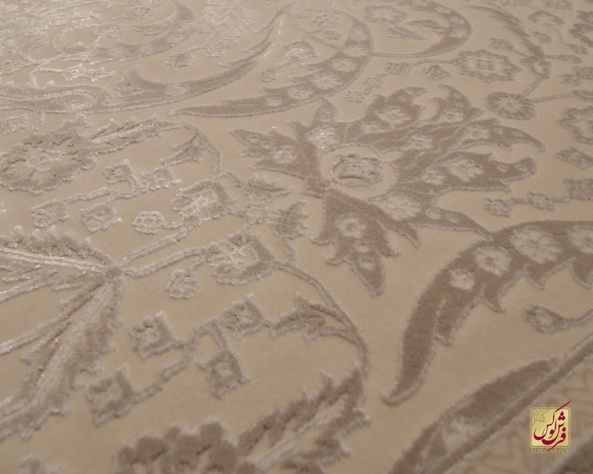 فرش وینتیج 3040 نسکافه‌ای کرم - تصویر 6