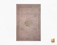فرش وینتیج 3069 کرم سبز - Image 2