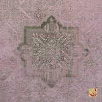 فرش وینتیج 3069 کرم سبز - Image 4