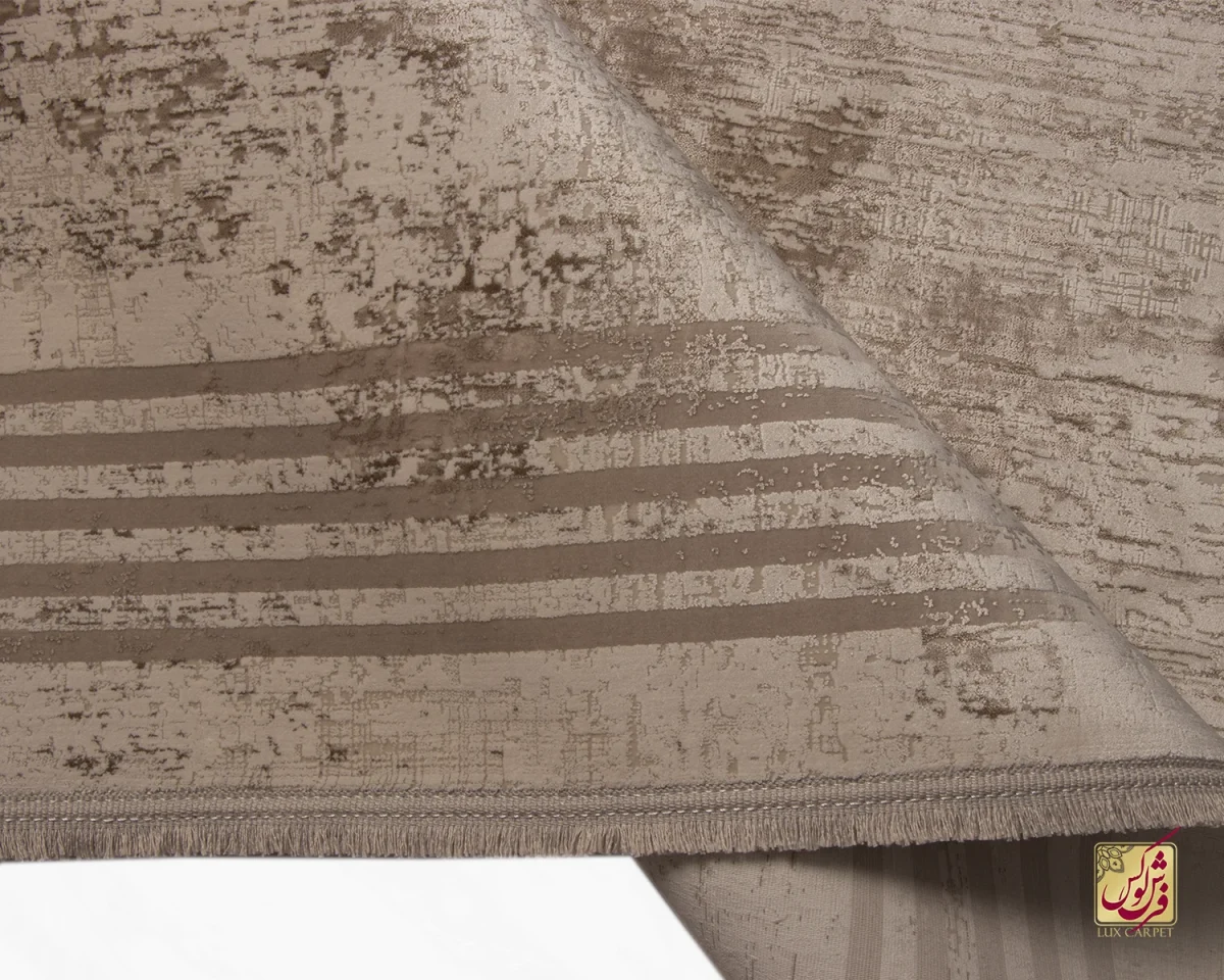 فرش وینتیج 3154 نسکافه‎‌ای کرم - تصویر 4